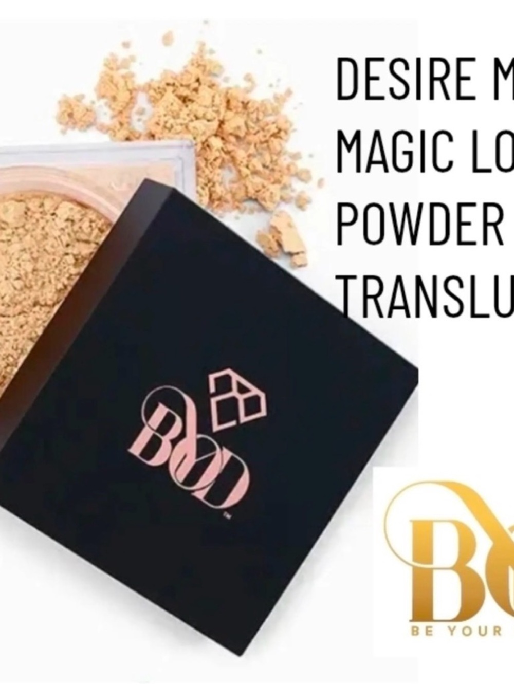 BOD Translucent Loose Setting Powder - Beige